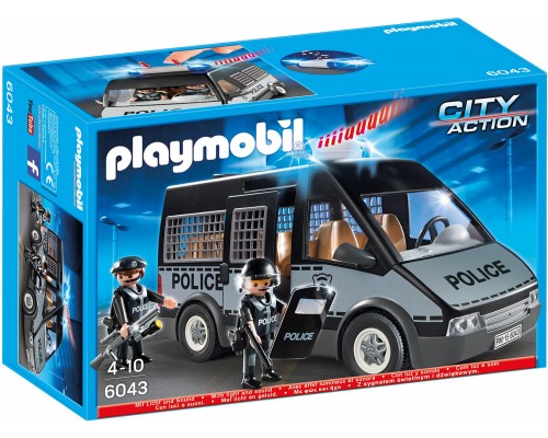 Конструктор Playmobil Фургон полиции со светом и звуком арт. 6043 , 79 дет.