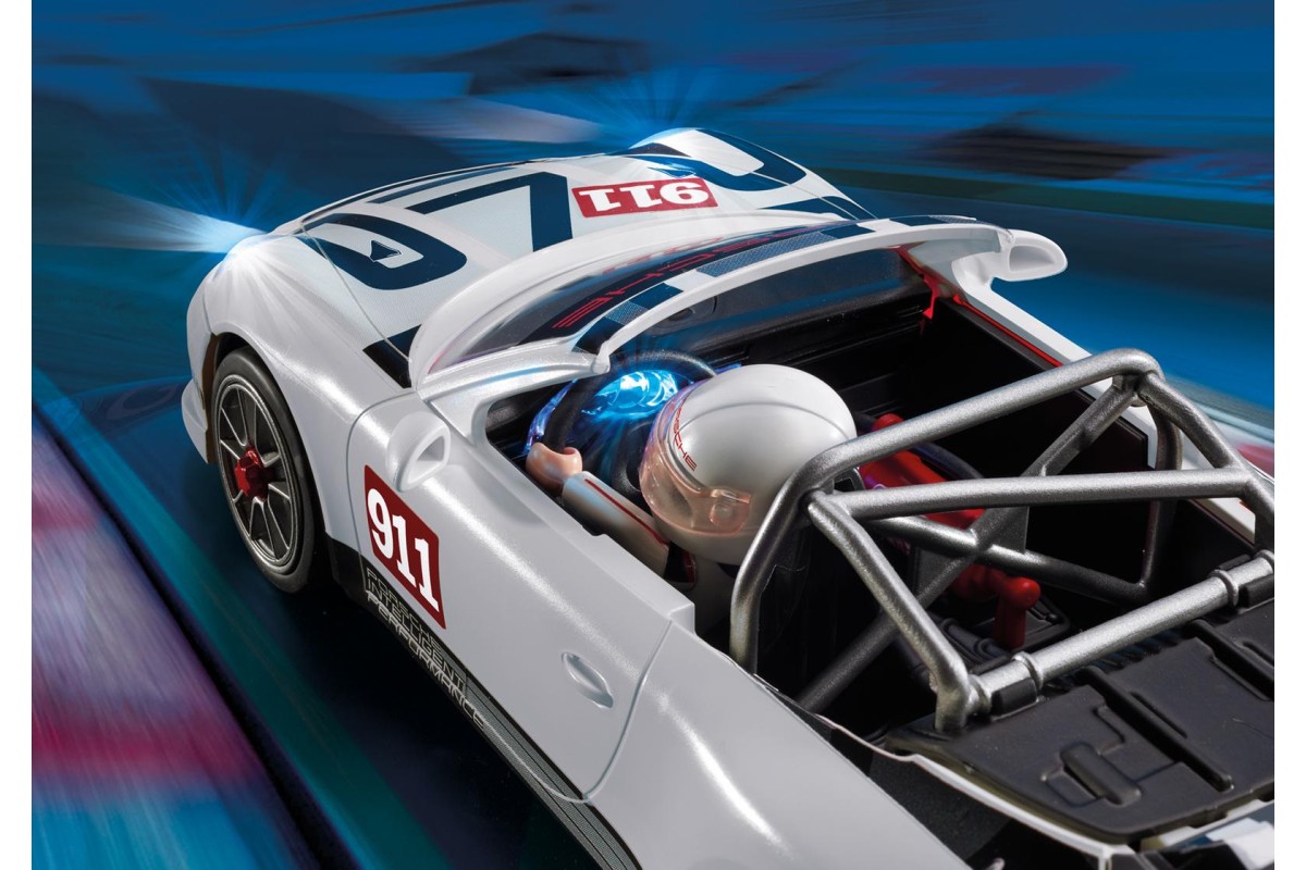 PLAYMOBIL Porsche 911 GT3 Cup Voiture - Blanche/Noire (9225) | Achetez sur