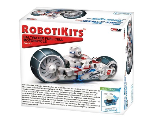 Конструктор Робот-мотоцикл на энергии соленой воды RobotiKits