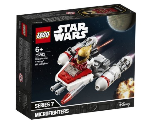 Конструктор LEGO Episode IX Микрофайтеры: Истребитель Сопротивления типа Y Арт. 75263, 86 дет.