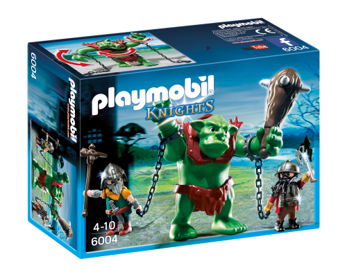 Конструктор Playmobil Гигантский тролль и боевые гномы, арт.6004, 20 дет.
