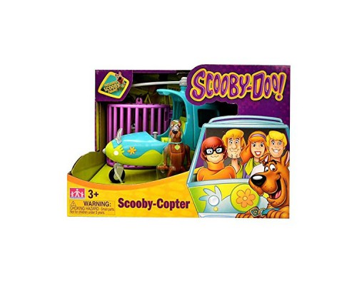 Игровой набор Hanna-Barbera Scooby Doo: Scooby-Copter with Monster Catcher 4x4 with Scooby figure
