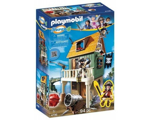 Конструктор Playmobil Замаскированный пиратский форт, арт.4796, 94 дет.