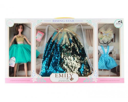 Кукла Emily с платьем и вторым костюмом