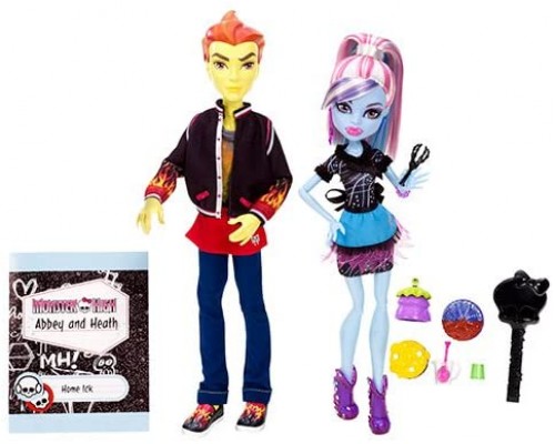 Набор кукол Mattel Monster High Heath Burns & Abbey Bominable Home Ick