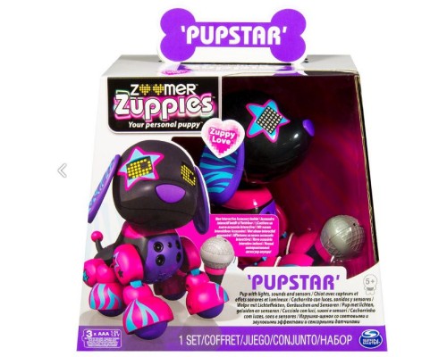 Интерактивный щенок Spin Master Zoomer Zuppy Love Pupstar