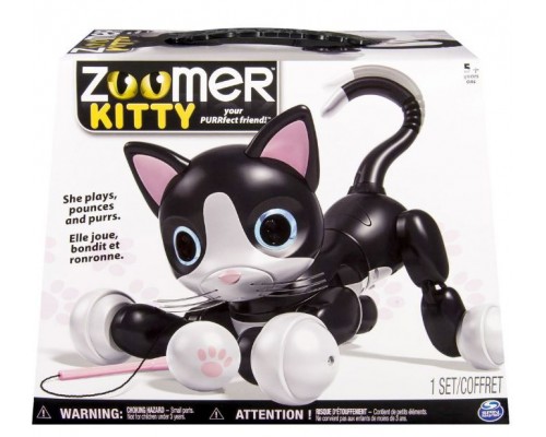 Интерактивный котенок Spin Master Zoomer Kitty – Kitty (черный)