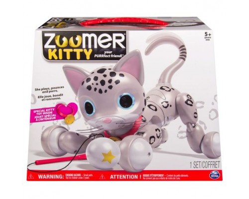 Интерактивный котенок Spin Master Zoomer Kitty – Zooey – Target Exclusive (белый)