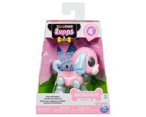 Интерактивный щенок Zoomer Zupps Royal Pups, Spaniel (розовый)