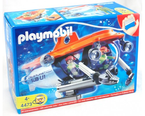 Конструктор Playmobil Научная подводная лодка, арт.4473, 6 дет.