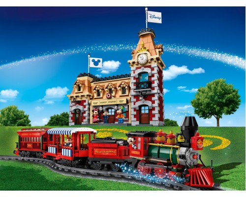Набор поезд и станция LEGO Disney