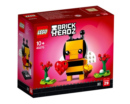 Конструктор Lego BrickHeadz Пчёлка на День Святого Валентина Арт. 40270, 140 дет.
