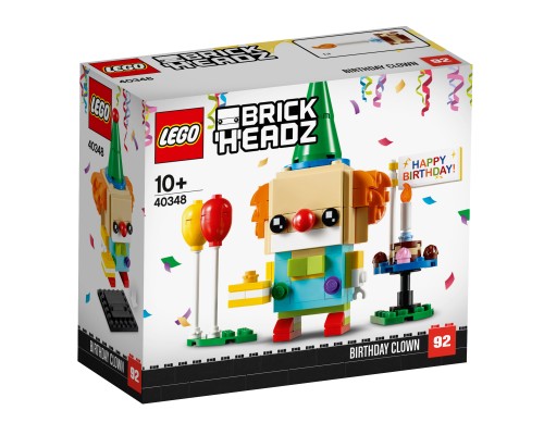 Конструктор LEGO BrickHeadz Клоун на день рождения Арт. 40348, 150 дет.