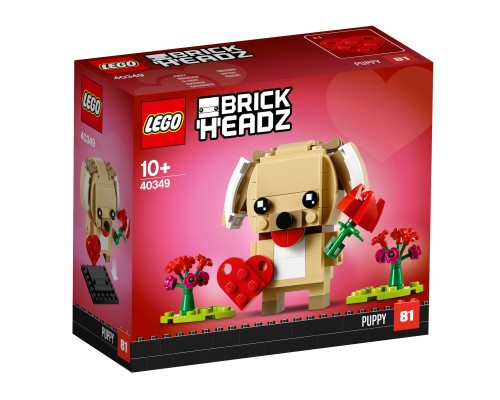 Конструктор LEGO BrickHeadz Щенок на День Св. Валентина Арт. 40349, 147 дет.