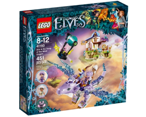 Конструктор LEGO Elves Эйра и дракон Песня ветра Арт. 41193, 451 дет.