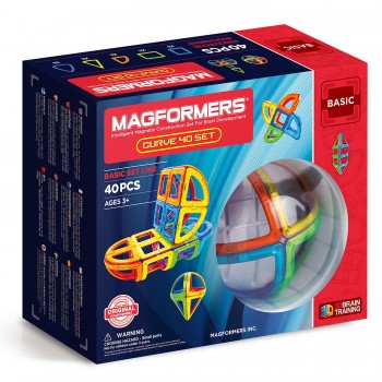 Магнитный конструктор Magformers Curve Basic Арт. 701011, 40 дет.