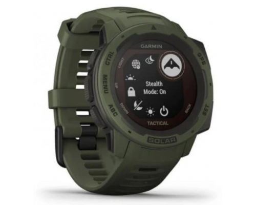 Смарт-часы Garmin Instinct Solar Tactical Edition, болотный.