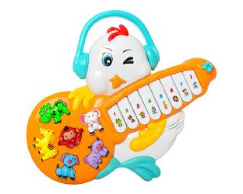 Музыкальная игрушка "Утенок с гитарой", 855-22А