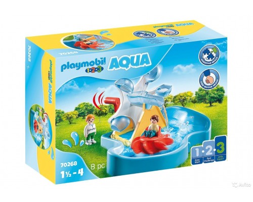 Конструктор Playmobil Водная карусель для малышей, арт.70268, 8 дет.