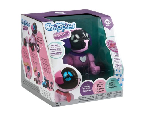 WowWee робот собачка Chappies - Chipper (розовая)