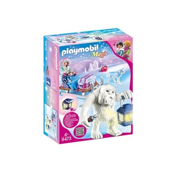 Конструктор Playmobil Снежный Йети с санями арт.9473 , 16 дет.