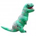 Надувной костюм динозавра для взрослого T-REX зеленый (Рост 150-190 см)