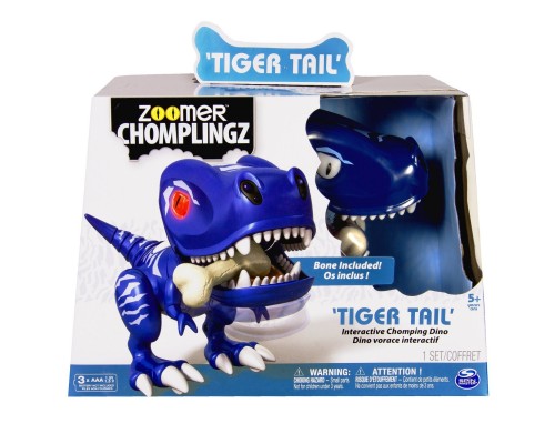 Интерактивный робот-динозавр Zoomer Chomplingz – Tiger Tail