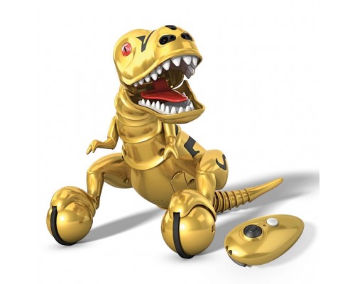 Интерактивный робот-динозавр Zoomer Dino, Limited Edition Metallic Gold Finish, Toys Rus Exclusive